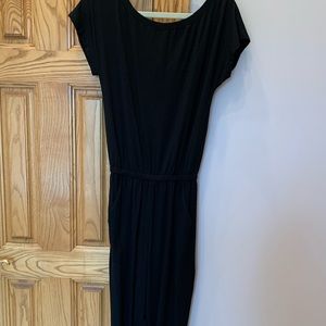 Black Pants Romper with pockets